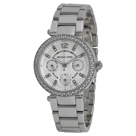 michael kors parker mk5615|Michael Kors Women's MK5615 Parker Silver Watch .